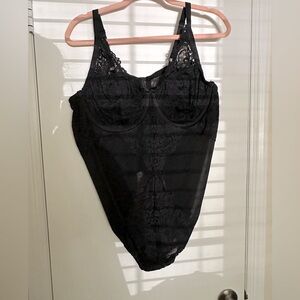 Torrid Size 2 Black Lace & Mesh Body Suit